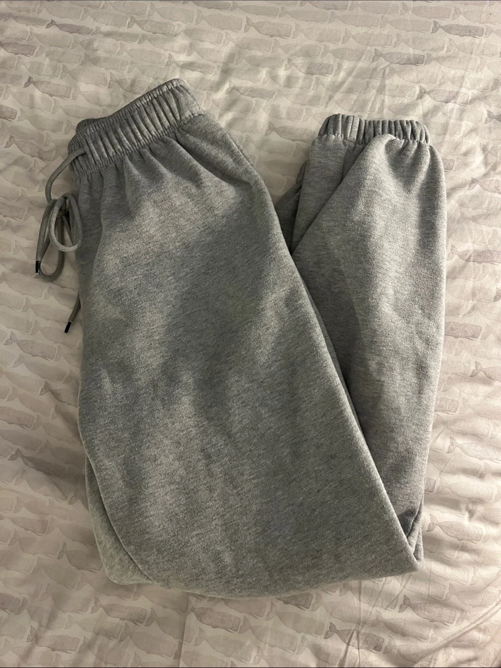 Grey sweatpants